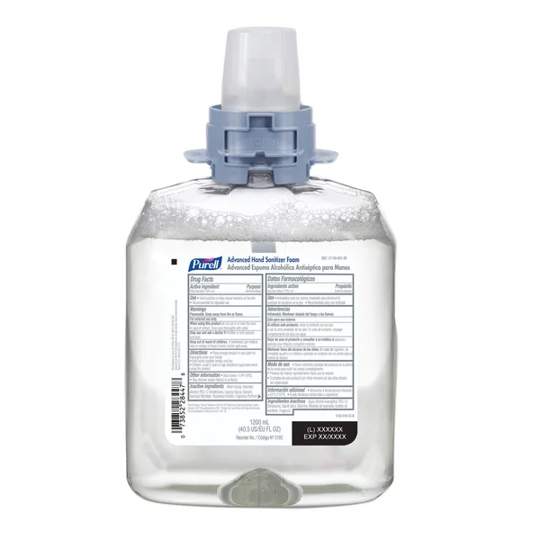 PURELL Advanced - Hand sanitizer - foam - cartridge - 40.6 fl.oz - moisturizer - antibacterial (pack of 4)