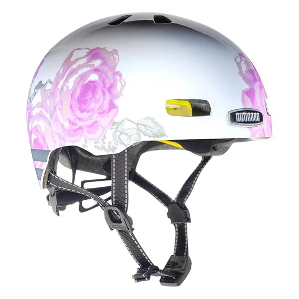 Nutcase Street MIPS Helmet - Delicate Flower Reflective, Medium