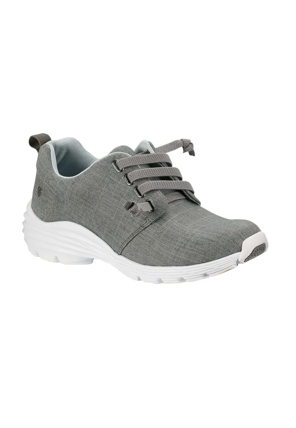 Nurse Mates Women's Velocity Sneaker - Grey Polyurethane