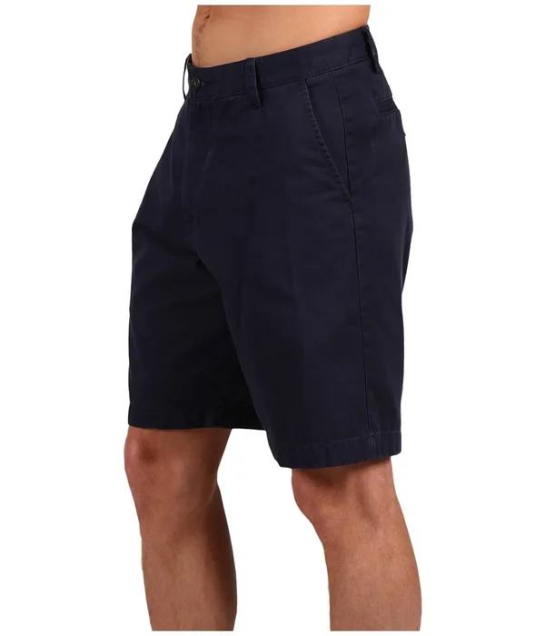 Nautica Men's Twill Flat Front Short True Navy - 34