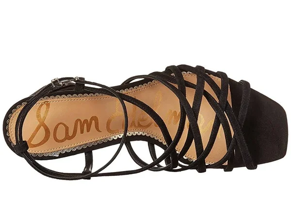 Sam Edelman Black Daffodil Strappy Sandals