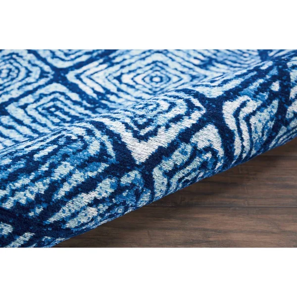 Studio NYC Organic Modern OM002 Area Rug 3&9x22 x 5&9x22 - Ocean