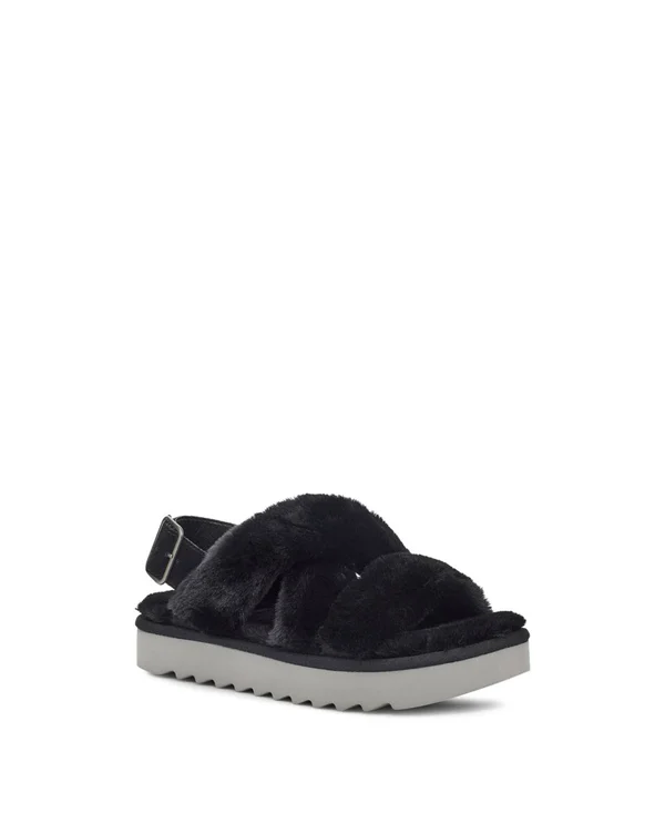 Koolaburra by Ugg Fuzz-ee Women's Shoes Black : 9 M