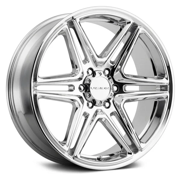 Vision Wedge 476 Wheel 20x9 6x132 Chrome 30mm