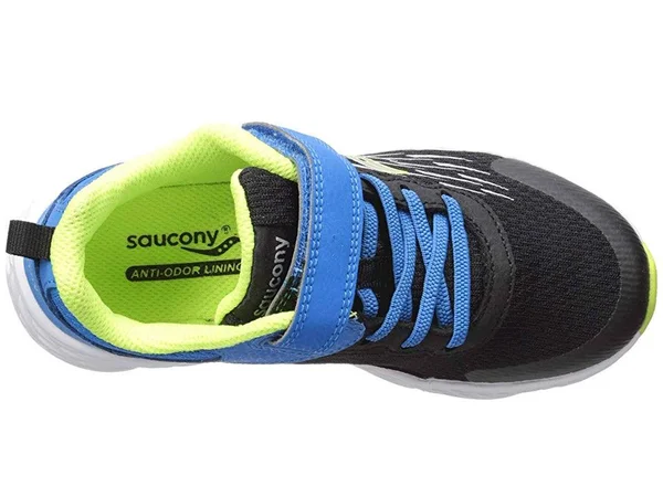 Saucony Wind A/C Sneaker Black/Blue, Size 1W