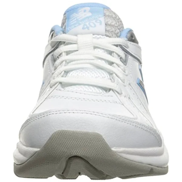 New Balance Women's 409V3 Training Shoes - Wide - White, 8
