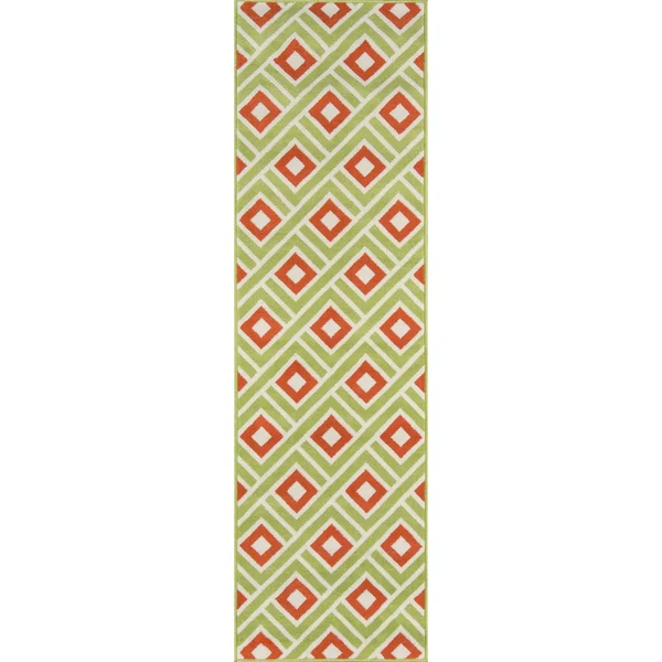 Momeni Baja Area Rug - Green, 8&6x22 x 13&