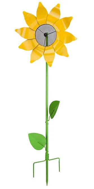 Panacea 88852 8 Foot Sunflower Dual Spinner Kinetic Art