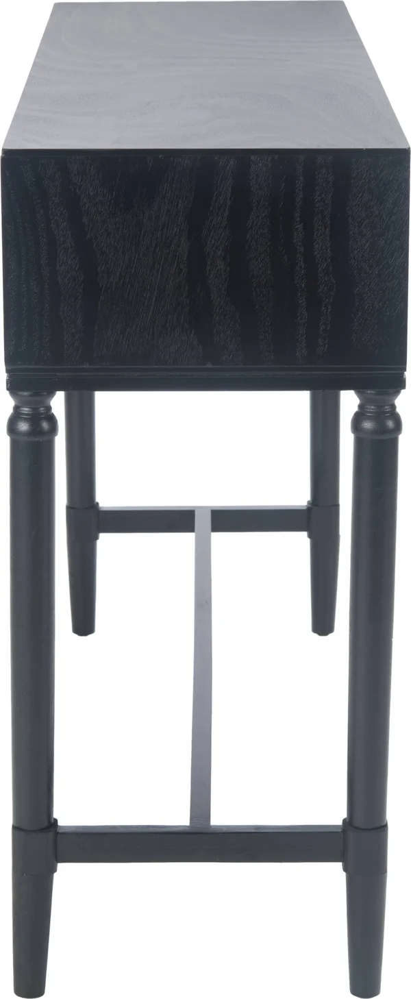 Safavieh CNS5730A Aliyah 4 Drawer Console Table Black