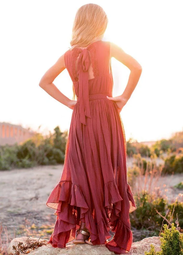 *New* Gemma Maxi Dress in Mesa Rose