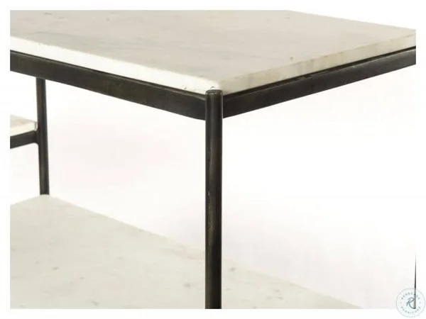 Four Hands Lily Console Table, Hammered Grey