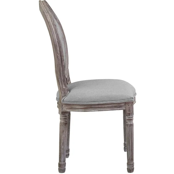 Modway Arise Vintage French Upholstered Fabric Dining Side Chair