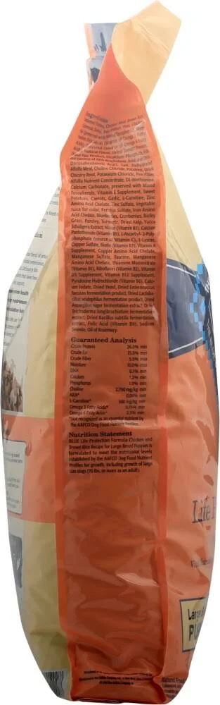 Blue Buffalo Life Protection Formula Dog Food, Chicken and Brown Rice Recipe, Large Breed Puppy - 24 lbs (10.8 kg)