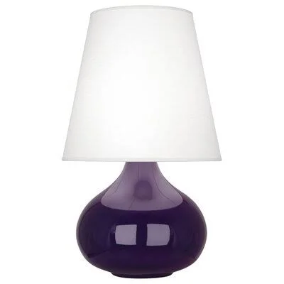 June 24x22 Table Lamp Robert Abbey Base Color: Schiaparelli Pink - Shade Color: White