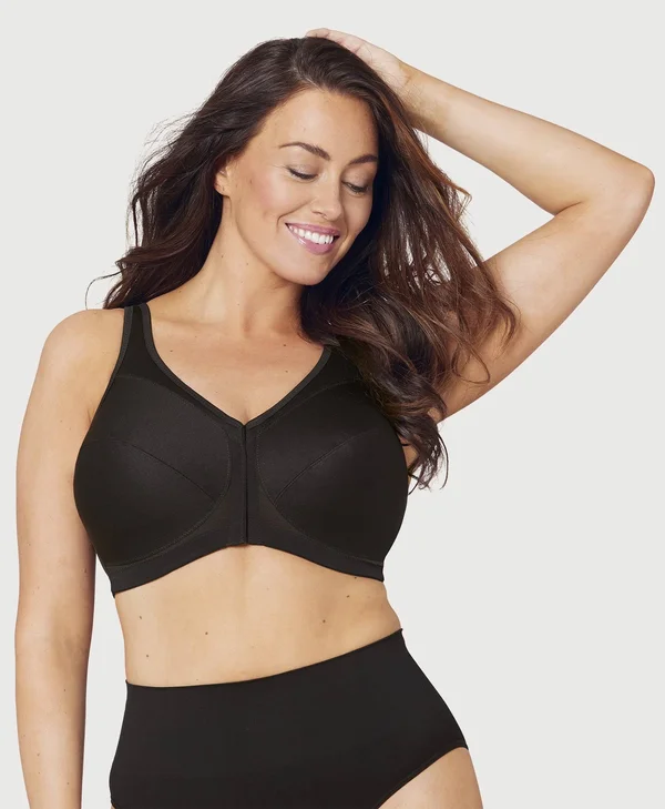 Glamorise Black MagicLift Posture Back Support Bra