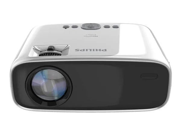 Philips - NeoPix Easy+ LCD Mini Projector - Black/Silver