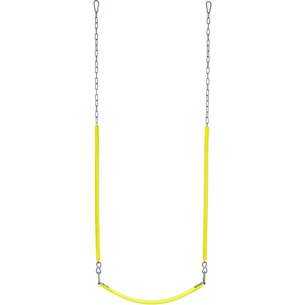 Swingan Belt Swing for All Ages, Yellow, Soft Grip Chain