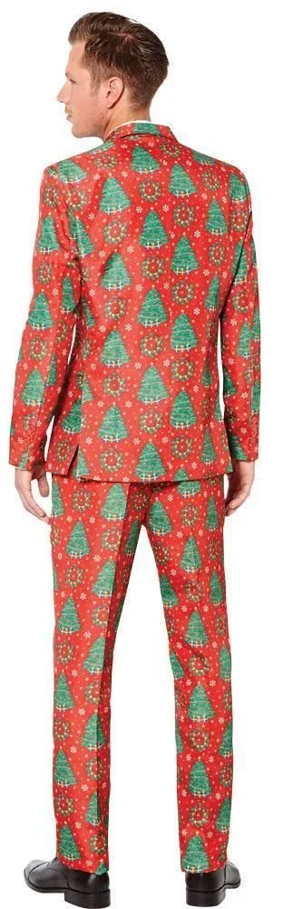 Men's Red Christmas Suit