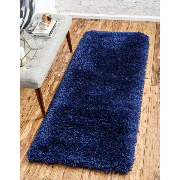 Marilyn Monroe Solid Shag Area Rug - 2& x 10& Runner - Blonde