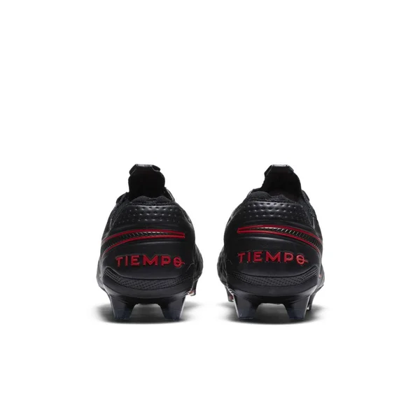 Nike Tiempo Legend 8 Elite FG Firm Ground Soccer Cleat Black/Dark Smoke Grey/Chile Red - 13