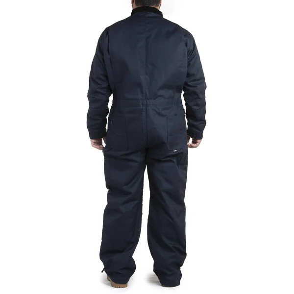 Berne Men's Deluxe Insulated Coverall Twill Navy, 4XL/Tall