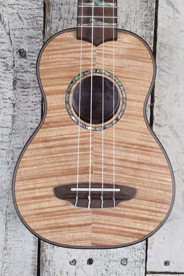 Luna High Tide Exotic Mahogany Ukulele Soprano