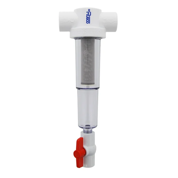 Rusco 1-60STSS-F 60 Mesh Stainless Steel Sediment Trapper Filter System 1 inch
