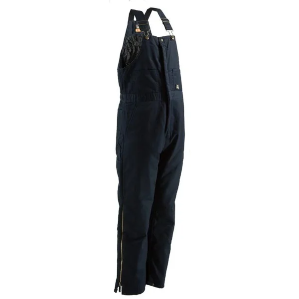 Berne Men's Deluxe Twill Insulated Bib Overall Navy, XL/Tall
