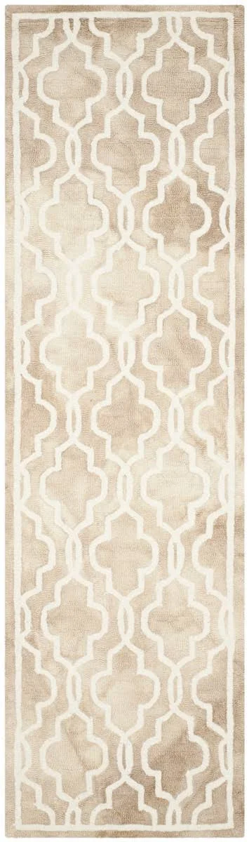 Safavieh Dip Dye DDY539G Beige - Ivory Rug 2&3x22 x 8& Runner