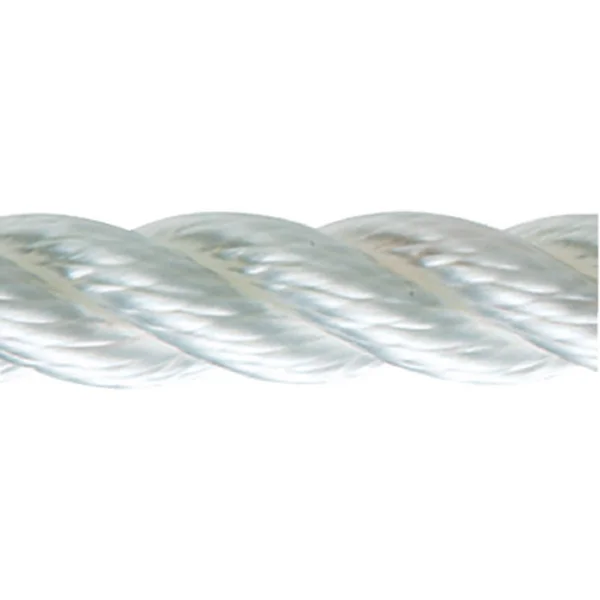New England Ropes - 70501800600 Premium Nylon 9/16 x 600 White
