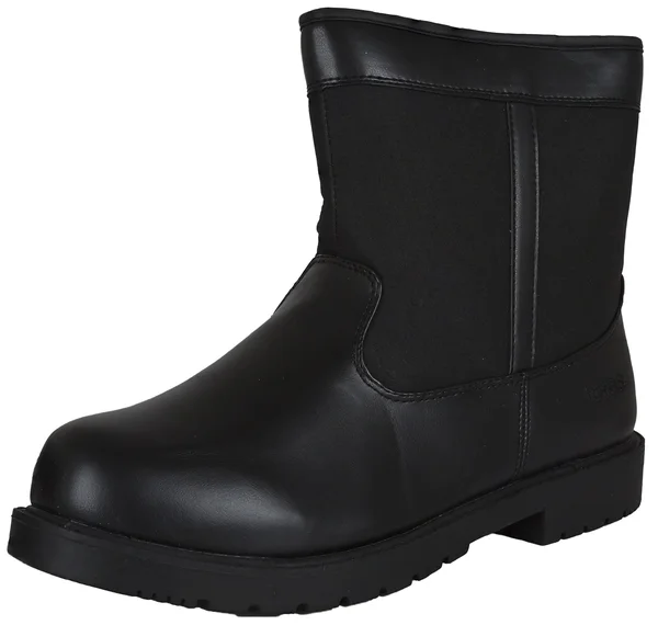 Totes Men's Stadium Nylon Winter Boot - Black, 12
