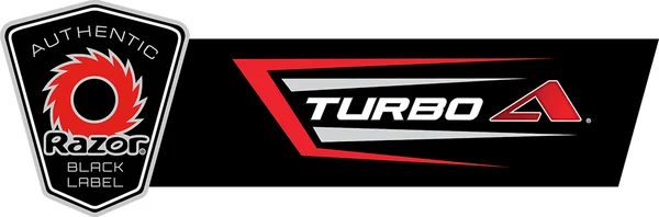 Razor Turbo A Black Label Powered Electric Scooter - Black/Red