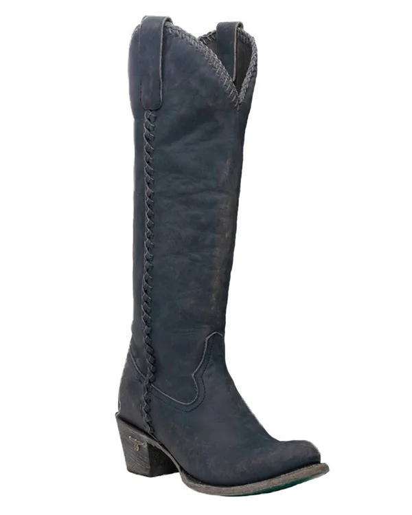 Lane Ladies Plain Jane Round Toe Boot - 7