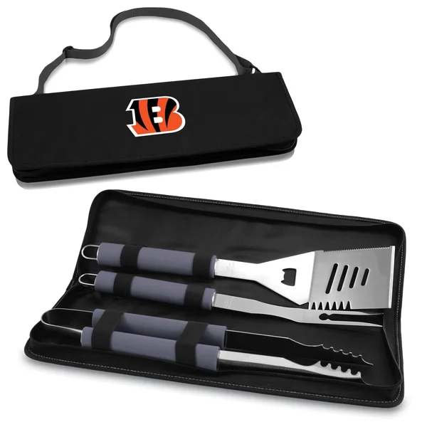Picnic Time Black Cincinnati Bengals Metro BBQ Tote