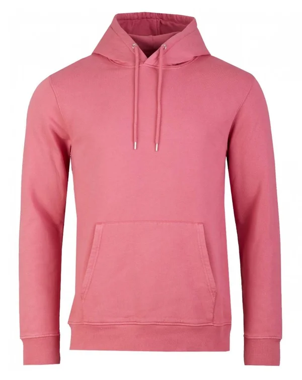 Colorful Standard - Organic Cotton Hooded Sweatshirt - Men, Pink