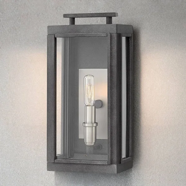 Hinkley Lighting 2910DZ Sutcliffe Outdoor Wall Light Aged Zinc
