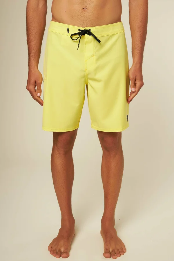 O&Neill Hyperfreak Solid 19x22 Boardshorts Men's Lemon - 29