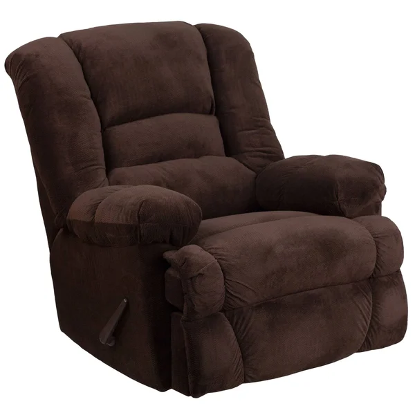 Flash Furniture WM-9830-800-GG Dynasty Contemporary Microfiber Rocker Recliner, Chocolate