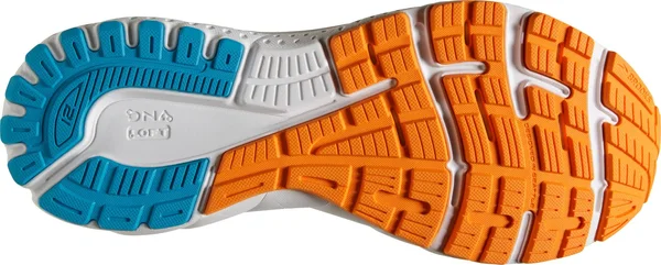 Brooks Adrenaline GTS 21 Shoes Blue Orange White 42 - EUR