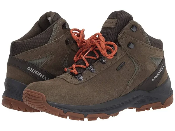 Merrell Men's Erie Mid Waterproof, Size: 11.5, Olive