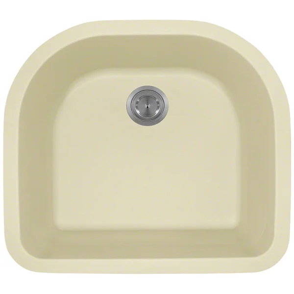Polaris Sinks Mocha AstraGranite D-Bowl Kitchen Sink