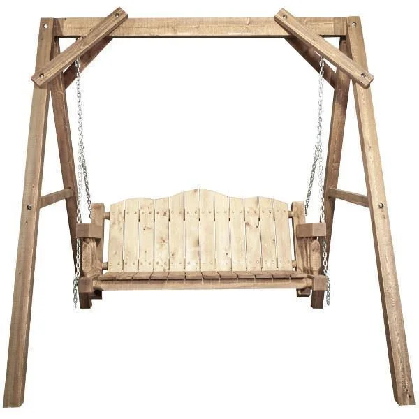 Homestead Lawn Swing with A Frame - Men's, Size: 88, Ready to Finish