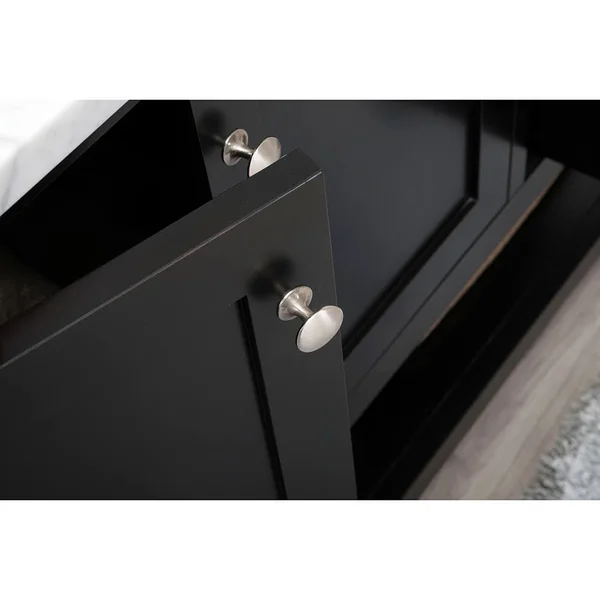 Alya Bath Wilmington 24x22 Bathroom Vanity with Marble Top - Espresso