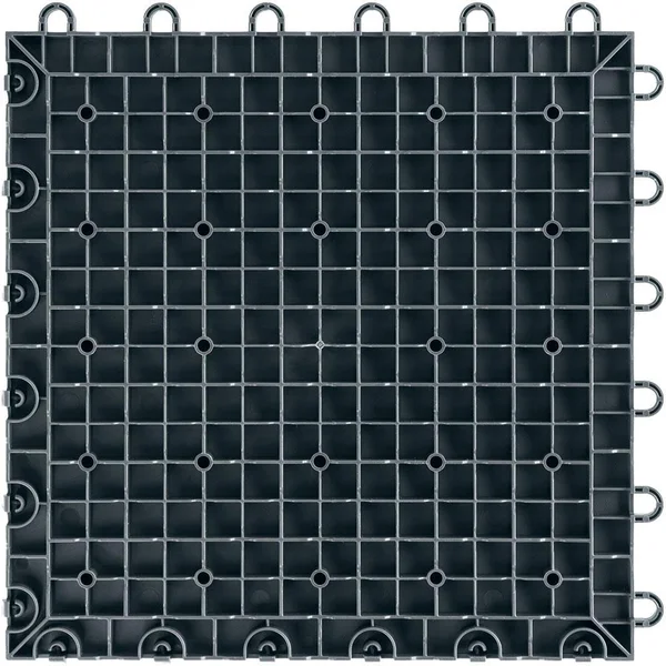 Swisstrax Diamondtrax Home 1ft x 1ft Slate Grey Garage Floor Tile (Pack of 50)