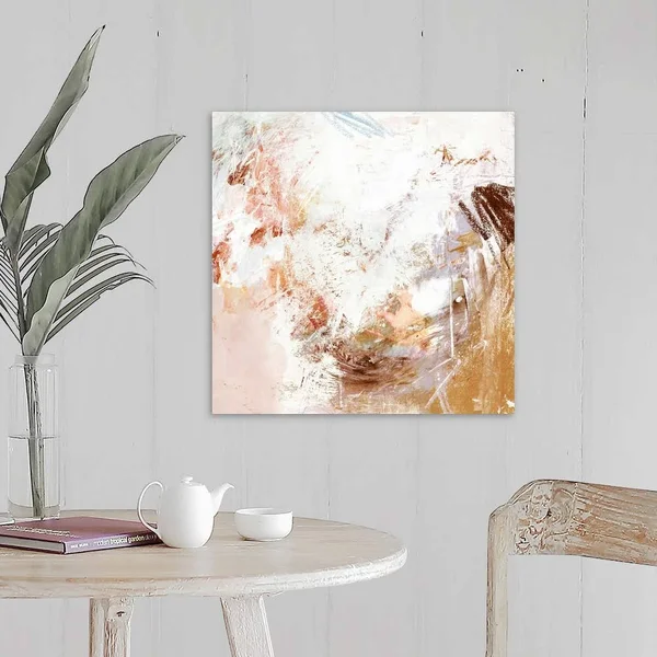 Blush & Umber II, Canvas Wall Art, 20x20, Great Big Canvas