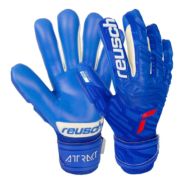 Reusch Attrakt Freegel Gold Goalkeeper Gloves - Royal