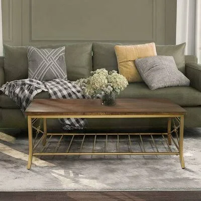 Damon Coffee Table with Storage Everly Quinn