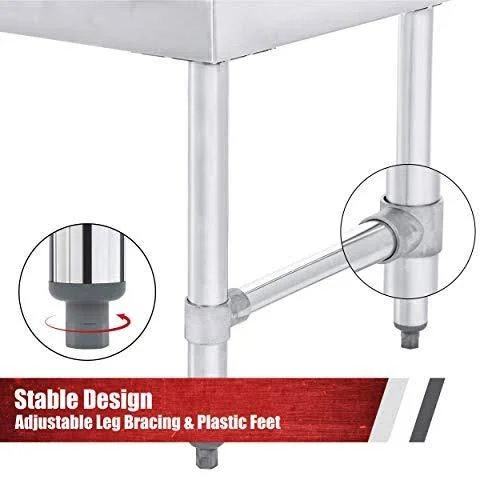 DuraSteel SCSM19393S18 38.5x22 L x 18.8x22 W Free Standing Service Sink with Faucet