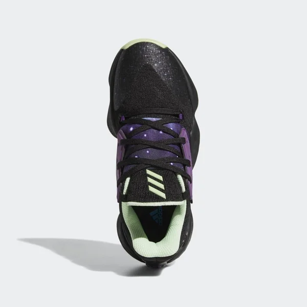 Adidas Harden Vol. 4 Shoes Core Black 3.5 Kids - Basketball Shoes
