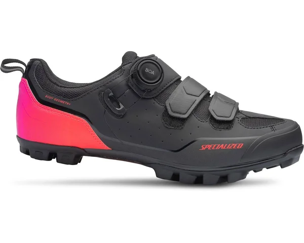 Specialized Comp Mountain Bike Shoes - 40 - Black/Acid Lava